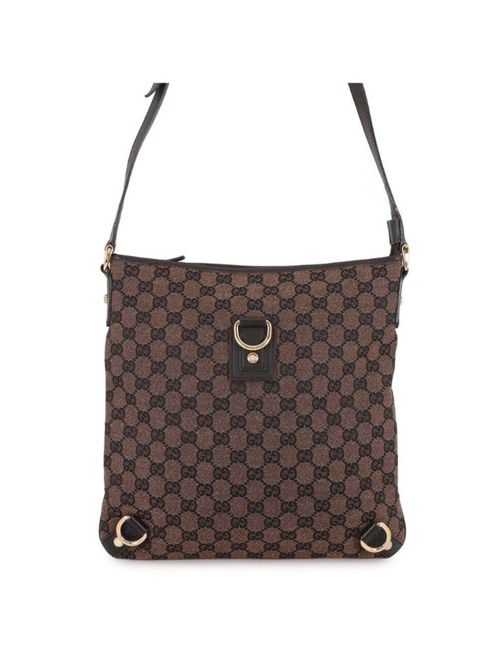 ★SOLD★ Gucci Shoulder Bag GG Canvas Leather